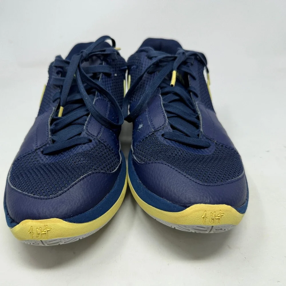 Nike Basketball Shoes Mens 9.5 Ja 1 Midnight Series Navy Yellow EUC FQ4796-402